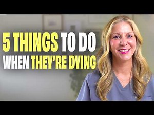 Things You Need to Know When Someone You Love Is Dying