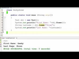 60. Method Returning String in Java Programming (Hindi)