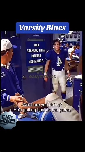 EASY MOVIES on Instagram: "Varsity Blues 1999 ‧ Sport/Comedy ‧ 1h 46m Varsity Blues (1999) is a coming-of-age sports comedy that dives into the intense world of high school football in a small Texas town. The story follows Jonathan “Mox” Moxon (James Van Der Beek), a smart and rebellious backup quarterback who’s thrust into the spotlight after the star player, Lance Harbor (Paul Walker), is injured. Mox challenges the harsh, win-at-all-costs mentality of the team's authoritarian coach, Bud Kilme