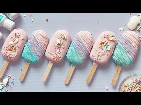 Cakesicles 101: The Dip Method | Cotton candy colors by Colour Mill