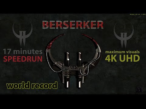 Berserker mod in Quake II | World Record speedrun in Quake II | Q2 Berserker preview | Titan RTX 4K