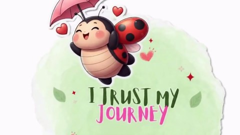 Ladybug Affirmation Stickers, Digital Planner Stickers, Cute Printable Stickers, Goodnotes Stickers PNG, Self Love Journal Stickers