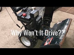 How To Fix A Snowblower That Won’t Drive