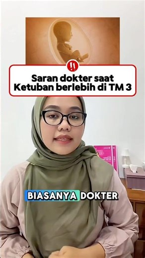 Doctor's advice when there is excess amniotic fluid in TM 3