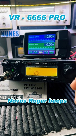 Demonstração do novos Roger beeps inseridos na memória do equipamento! #radioamador #radiocb #radioamadorismo #cbradio #hamradio #vhfradio #radioamateur | Dede Nunes