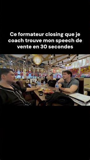 Ce formateur closing que je coach trouve mon speech de vente en 30 secs