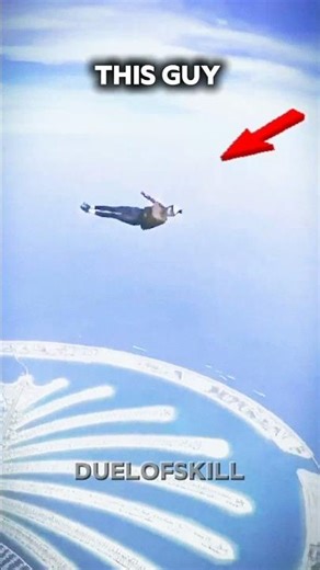 Normal VS King of Sky Diving...... #edit #shortvideo #skills