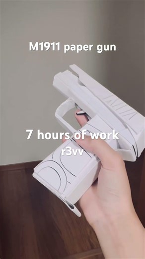 #papercraft #diy #papergun DIY m1911 tutorial on 100likes
