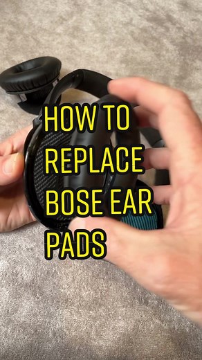 How to Replace Ear Pads on Bose Headphones. I use the Cypher.V replacement ear pads. #bose #boseheadphones #newearpads #boserepair #replacementearpads #cypherv