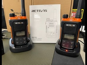 Retevis RB27B/V Two Way Radios- Intro and Basic Functions