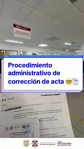 Corrección de Acta de Nacimiento CDMX: Procedimiento Administrativo y Tutorial 📑