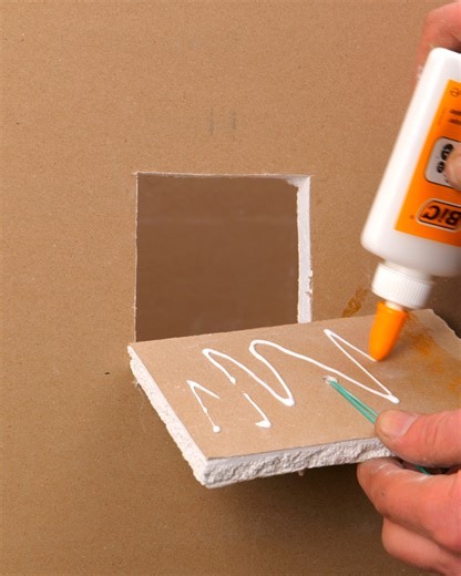 Easy drywall patching technique🛠️