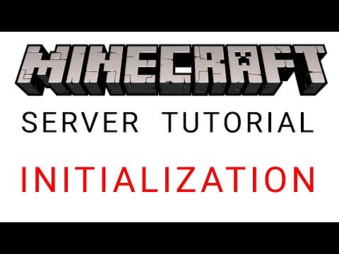 Minecraft Windows server tutorial - Initialization & connect locally