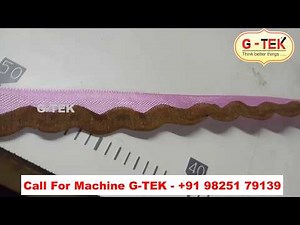 How to make Wave Type Lace Making Sewing Machine | Silai Machine | #gohilsew