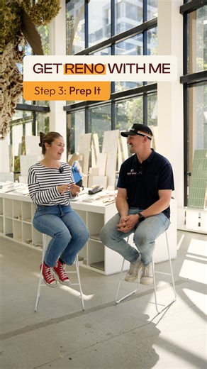Welcome back to Get Reno With Me - your step-by-step guide to a smoother reno 🛁✨ In Episode 3: ‘Prep It’, we’re talking trades. We sat down with Daniel from @dascbuild to chat about how to prep properly and avoid last-minute panic. His top tips? 📆 Book trades early - ideally 8 weeks ahead 📸 Bring clear inspo pics or mood boards to show your vision 📐 Bigger tiles can save on labour costs - less tile = less time to lay 🧰 Communicate often and clearly - over-communicating is always better than