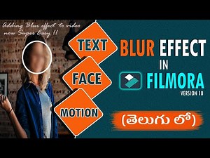 Creating a Professional Blur Effect in Your Video Tutorial using Filmora Telugu