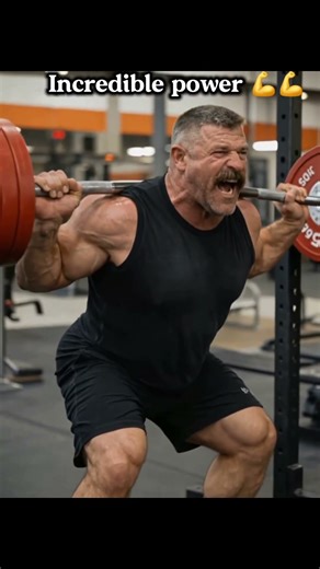 The big muscular wrestler's crazy training! #wrestler #workout #strength #squat #absworkout #shorts