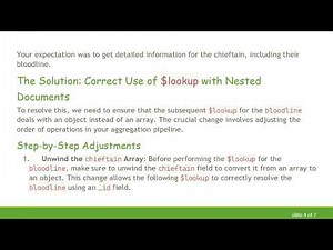 Mastering MongoDB Aggregation: How to $lookup a Nested Document's _id