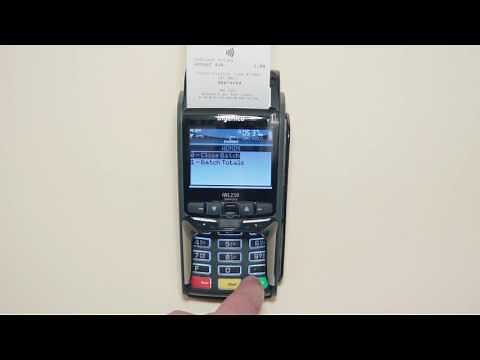 How to do an end of day report with Payment Terminal iWL250 BT & GPRS