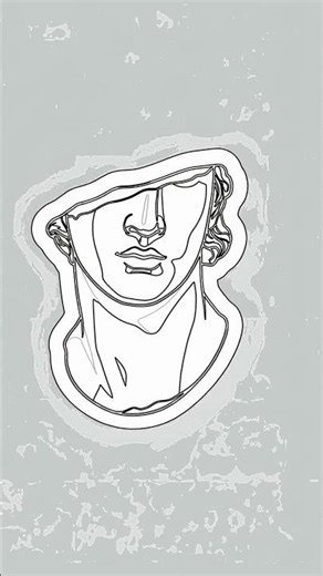 Easy Broken Greek Bust Drawing - Step-by-Step for Beginners with Chillify