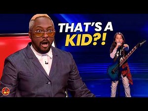 Little Kids Turn Blind Auditions into ROCK Concerts on The Voice– Coaches LOST IT!