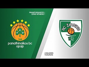 Panathinaikos OPAP Athens - Zalgiris Kaunas Highlights | Turkish Airlines EuroLeague, RS Round 13