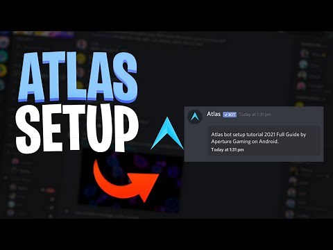 How to setup Atlas bot discord | Levelling bot discord | Best bot for moderation and utility | Atlas