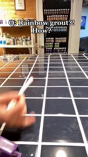 Rainbow Grout Transformation: A Colorful DIY Project