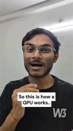 Dev Anand on Instagram: "CPUs can also use SIMD and vector instructions to do some parallel work. But GPUs are built exactly for this. Thousands of lightweight cores, massive memory bandwidth, and the ability to apply the same instruction across huge amounts of data at once. That’s why GPUs dominate matrix and tensor operations."
