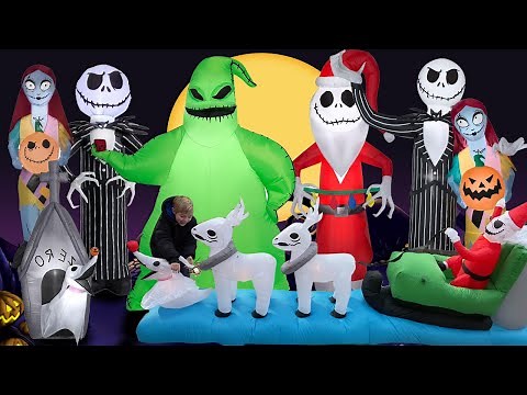 All The Nightmare Before Christmas Inflatable Unboxing Videos We've Ever Made!
