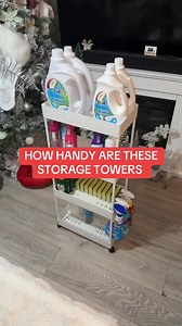 HOW HANDY ARE THESE STORAGE TOWERS #trendingreels #reelsfacebook #home #storage #storagesolutions #storagetowers | Joel Christopher