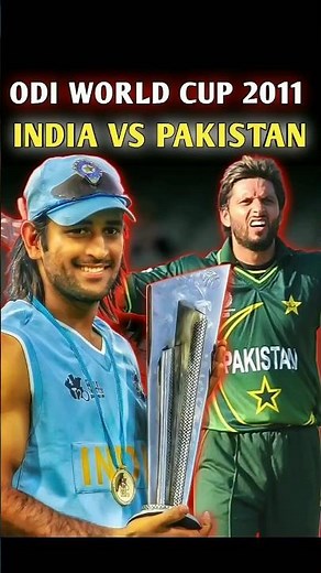 India vs Pakistan WC 2011 Semifinal 🔥