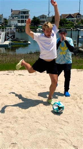 DON'T Kick the Wrong BEACH BALL!! 🏖️