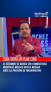 Cuba Anuncia “opción Cero” | Reabre El Gobierno De Ee.uu. | Sánchez Grass ENLACE: https://youtube.com/live/qda2cZYuemA?feature=share #cuba #plancero #combustible #mexico #washington #crisis #noticias #geopolitica #UniVistaTV #sánchezgrassenamérica | UniVista TV