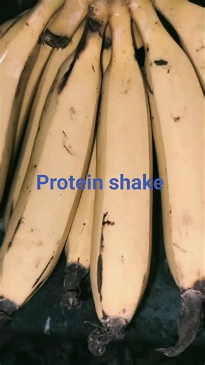 #healthy #shake #easy #protein powder #banana milk(shake)