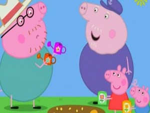 Peppa Pig S04E12 Peppa and George's Garden