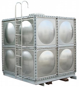 [Hot Item] 10m3 Storage Capacity SS316 Tank Large Big Size Stainless Steel 10000 Liter Sectional Water Tank