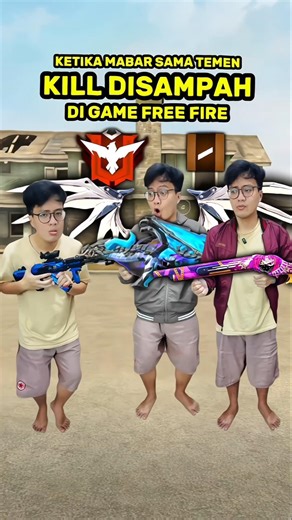 Ketika Mabar sama Temen yang Suka Sampah Kill di Free Fire 🤣