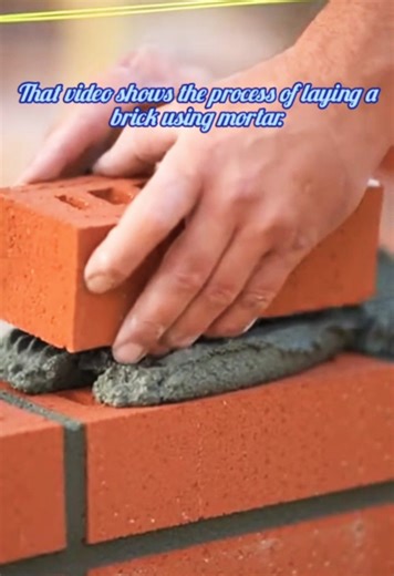 Perfect Bricklaying Technique: Spreading Mortar and Setting a Brick