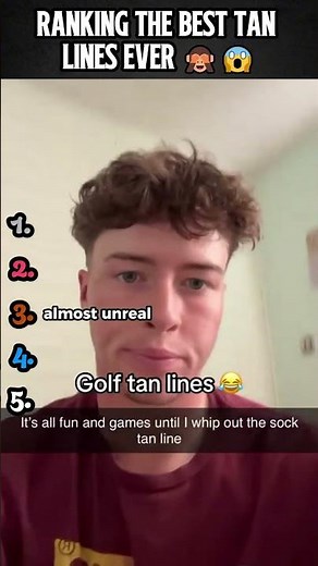 Ranking The BEST Tan Lines Ever 🙈😱 #tanline #shorts