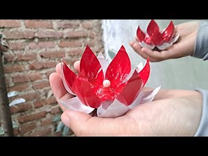 Hiasan 17 Agustus dari botol bekas untuk KELAS / JALAN / GANG