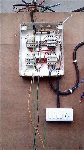 Tpn mcb box connection | tpn wiring | tpn mcb connection #box #tpn #shorts