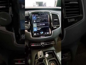 How to check the oil level from the onboard computer of the 2017 Volvo XC 90