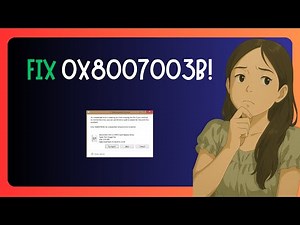 EASY FIX For Microsoft Store "Error 0x8007003b" In Windows 11