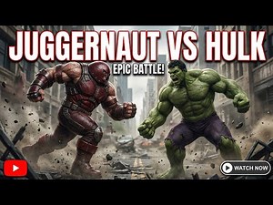🔥Hulk vs Juggernaut Full Fight 🔥 Epic City Destruction Animated | Ultra Realistic 4K Action Scene.