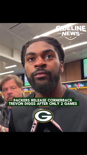 Trevon Diggs has been released from the Packers. #packers #trevondiggs #greenbay #sidelinenews #nfl