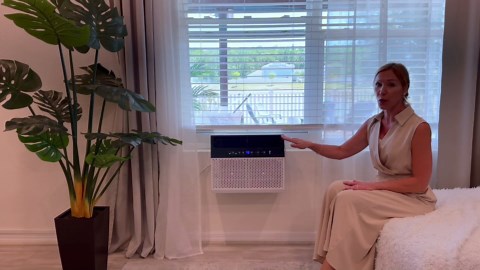 Antarctic Star 12,000 BTU Window Air Conditioners, U-Shaped Air Condtioner Unit Cools up to 550 Sq. Ft, 6 Modes 24H Timer Energy-saving Window AC Units, Full Window View, Easy to Install, White