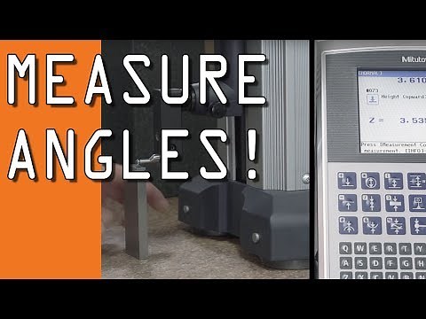 Measuring Angles in the Machine Shop!