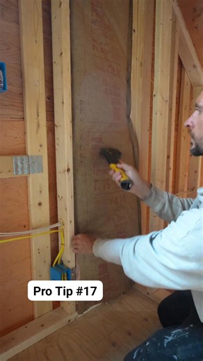 Pro Tip #17 insulating your home properly and thoroughly! #carpentrytips #construction #contractor #tipsandtricks #HomeImprovement #hacks #carpentry #builder #deck #tools #diy #fblifestyle | Your Favorite Contractor