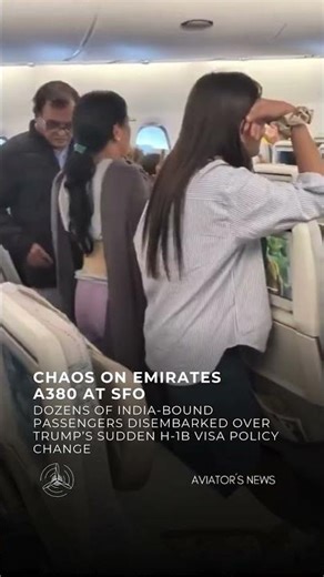 Dozens of India-bound passengers disembarked over Trump’s sudden H-1B visa policy change